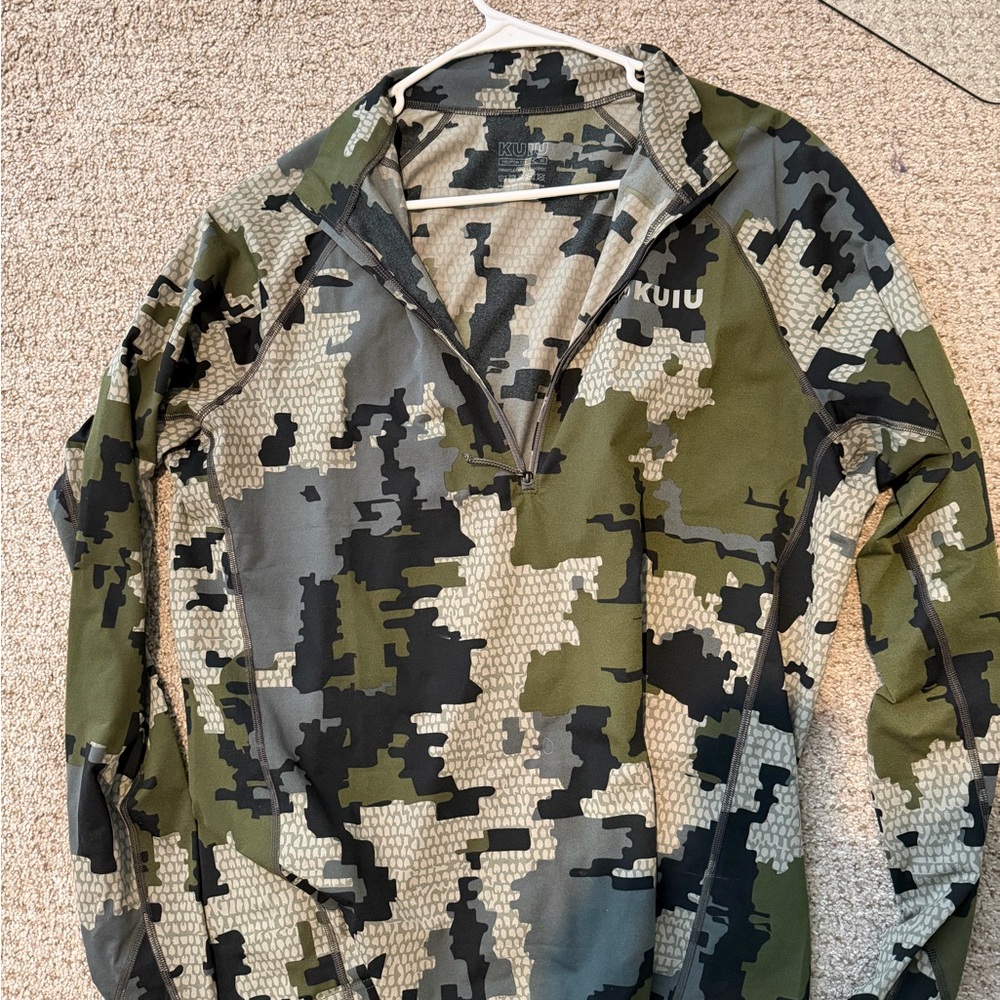 KUIU Men's Peloton 118 3/4 Zip Pullover